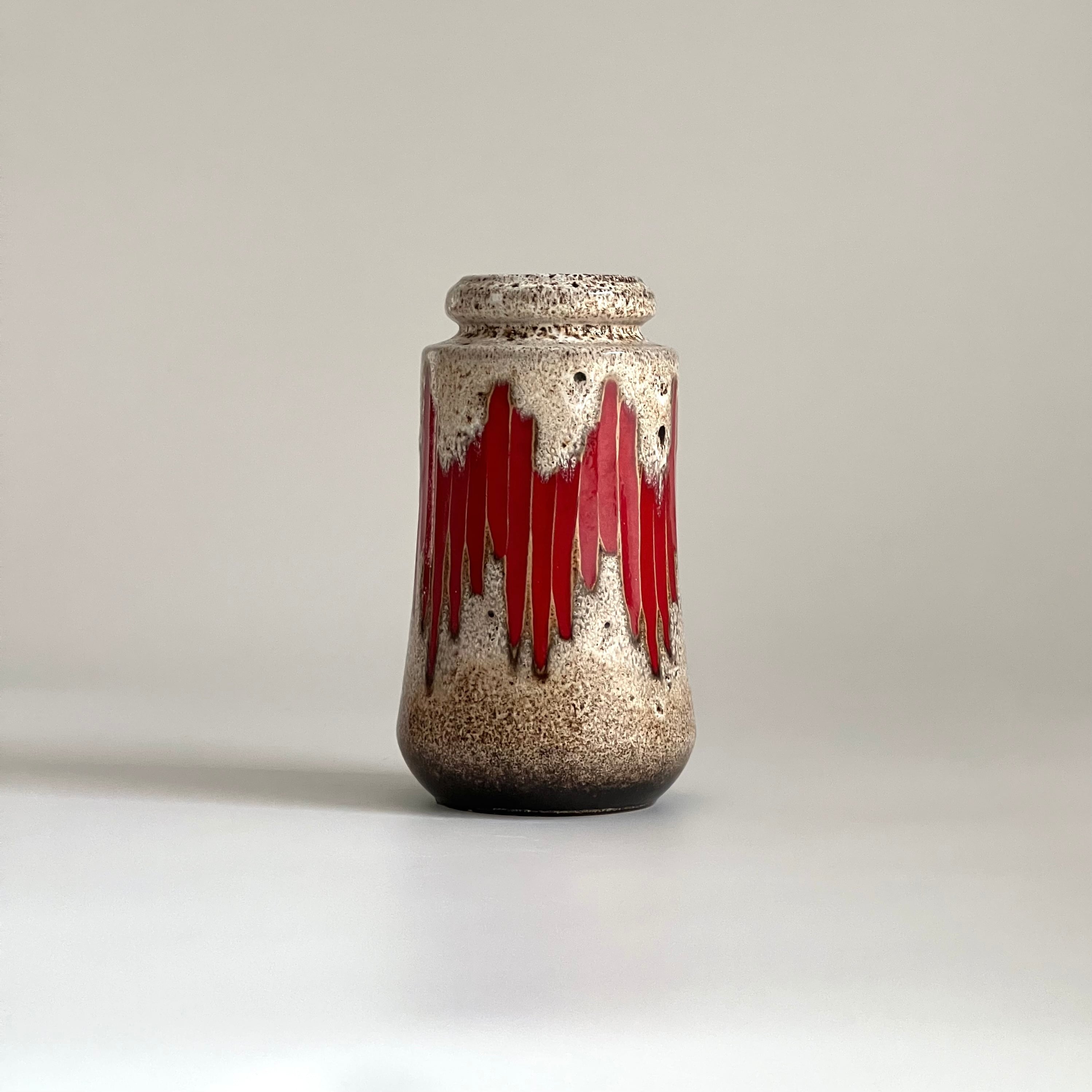 Fat Lava 花瓶 | Scheurich ”Lora” 549 21 | PolePoleDecor｜Vintage