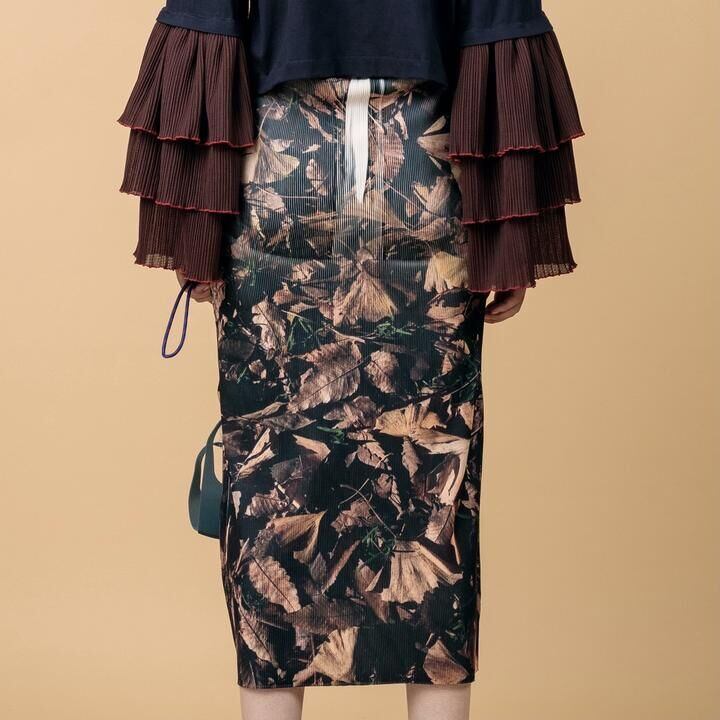NON TOKYO NON-21S-F20 RIB TIGHT SKIRT B.PRINT B | IAAAM ONLINE STORE