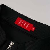 ELLE GOLF エル ゴルフ ハイネック ハーフジップ ドライ 長袖Tシャツ カットソー サイズ 11 /ブラック/レディース