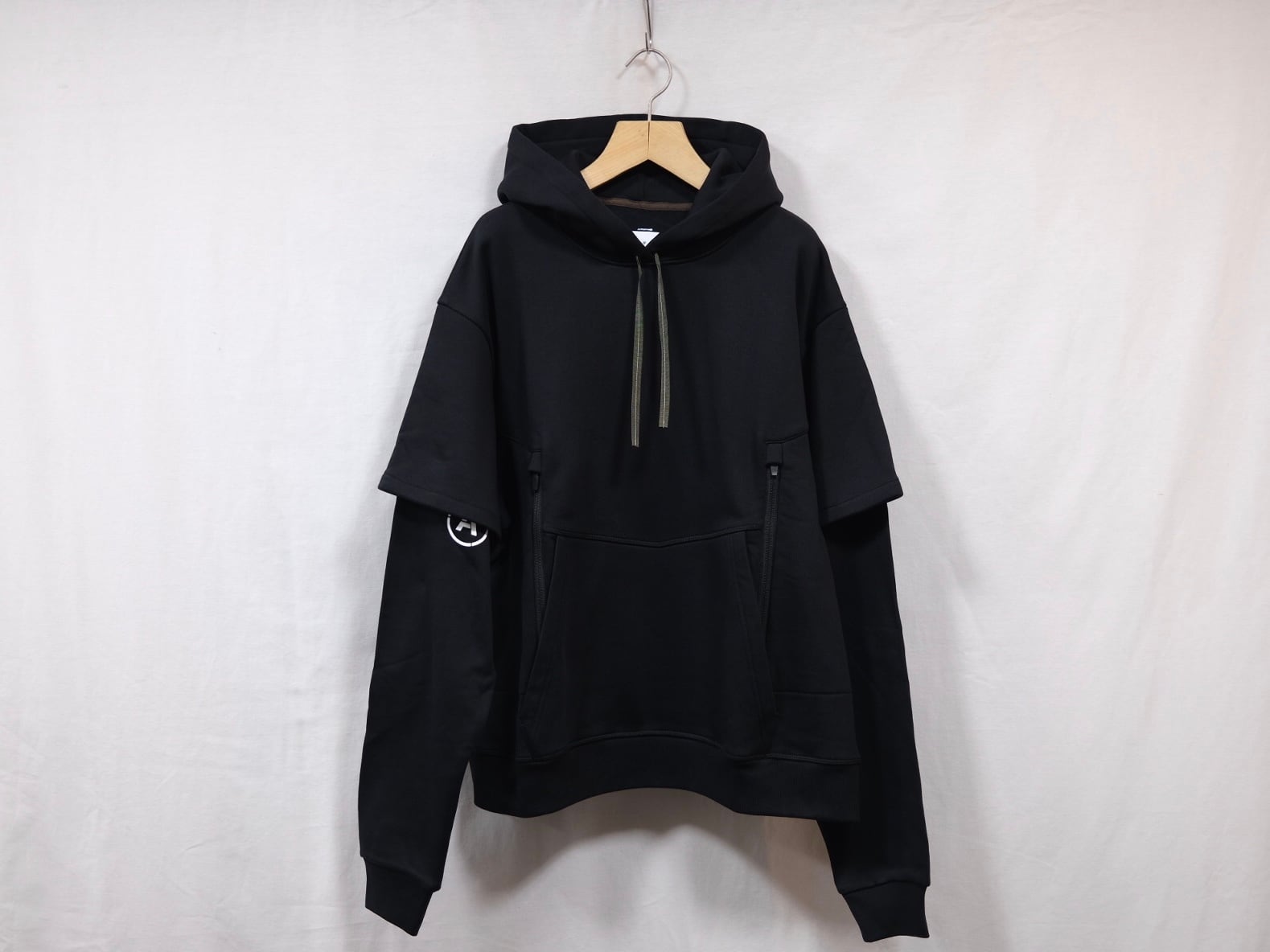 ACRONYM”S34-PR COTTON HOODED SWEATSHIRT BLACK” | Lapel ACRONYM”S34-PR COTTON HOODED SWEATSHIRT BLACK” | Lapel