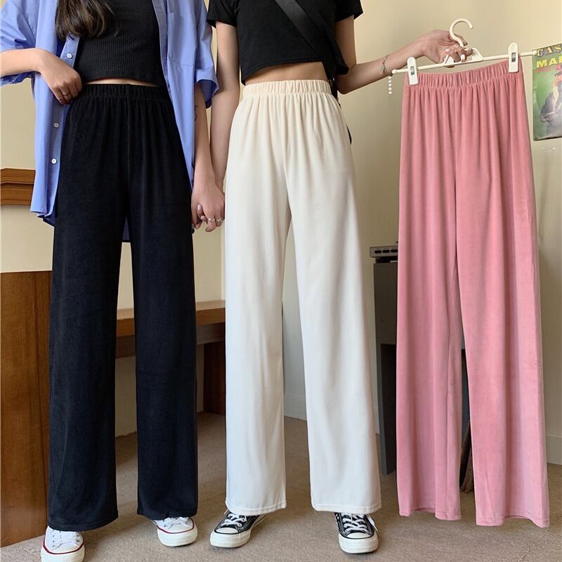 パンツ スプリングオータムスタイルハイウェストウェストカジュアルルーズ 春物 秋物 YY-ファッション2671374884