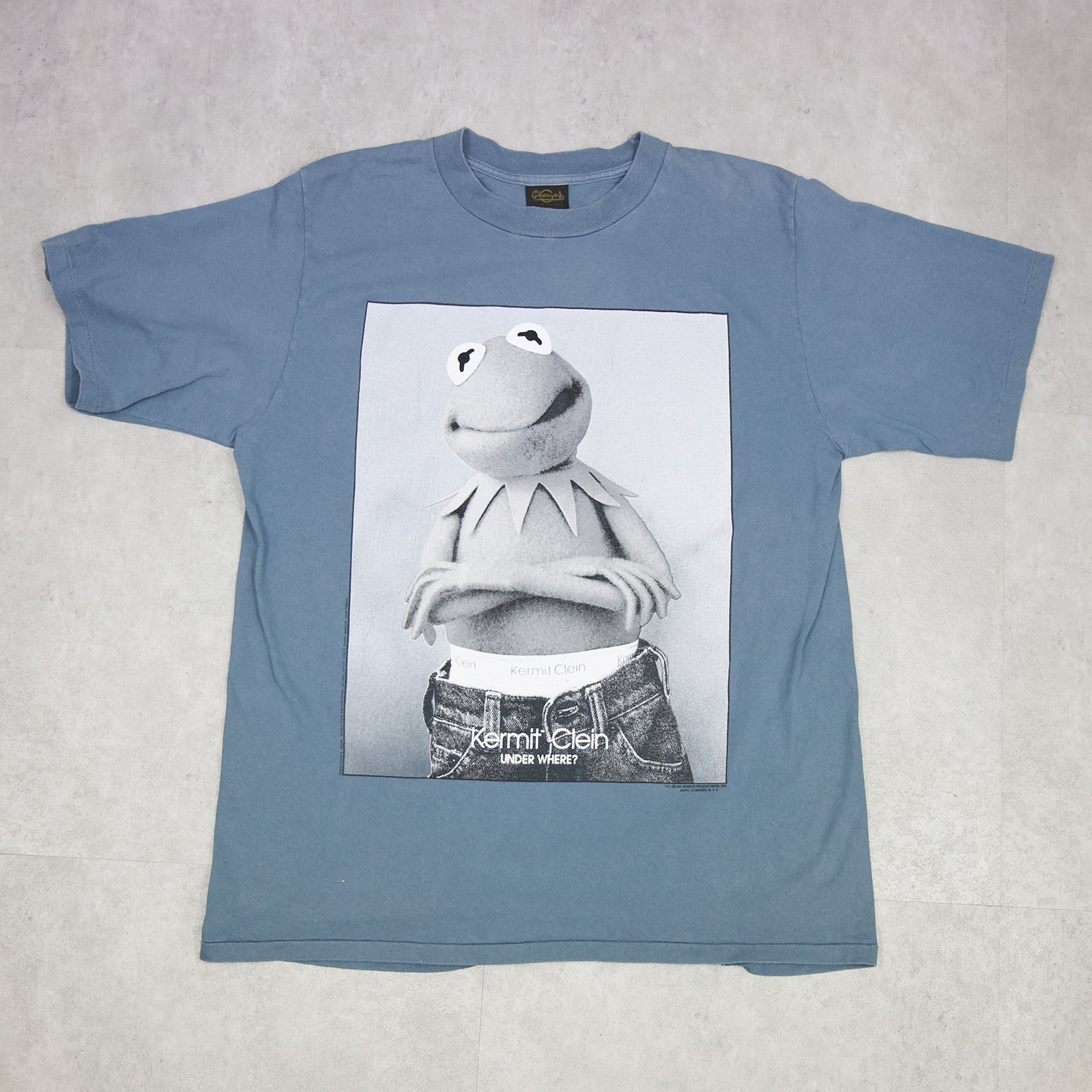 1990's Kermit Clein × Calvin Klein Parody Kermit T-Shirt / XL