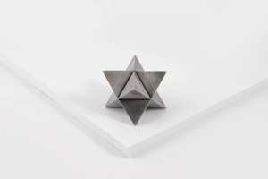 Merkaba paperweight(Aged silver)