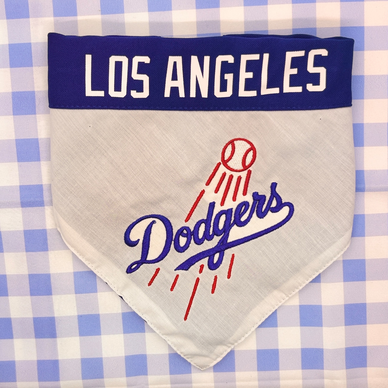犬用バンダナ ドジャース リバーシブル MLB公式 L-XLサイズ｜ロサンゼルス・ドジャース ペットアクセサリー