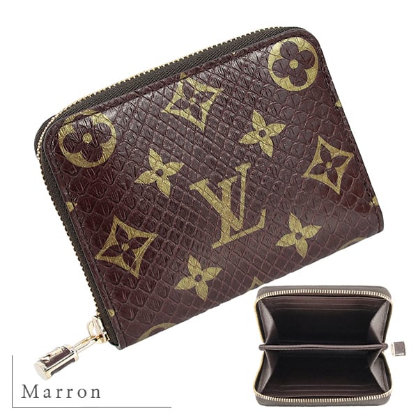 New LOUIS VUITTON ルイヴィトン ジッピーコインパース モノグラム