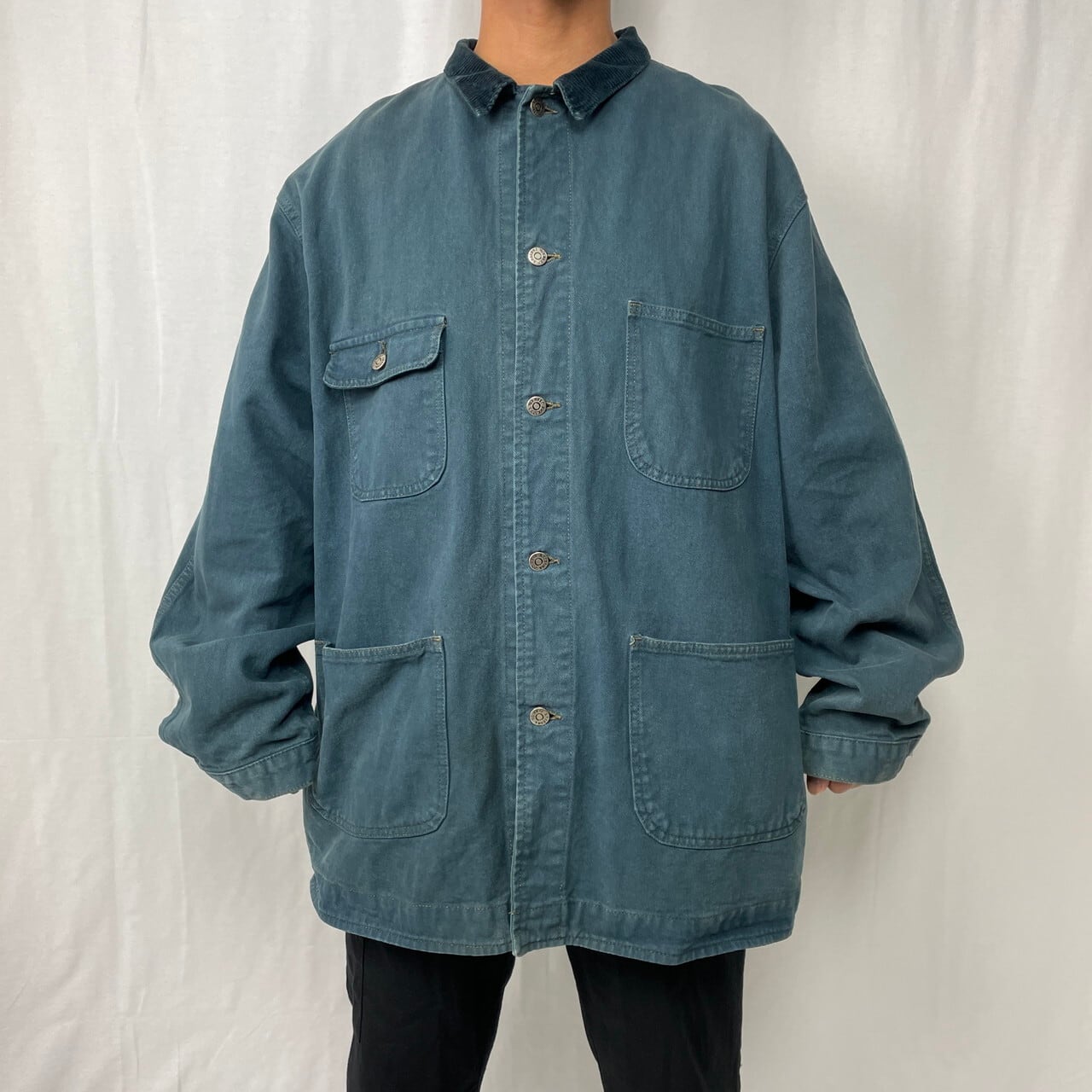 90年代 ARIZONA JEAN CO. カラーデニム カバーオール メンズ2XL相当 ...