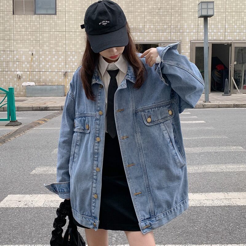 ジャケット スプリングオータムレッドルーズトップス かわいい 春物 秋物 1号婦人21743636763