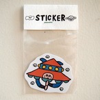 【松岡マサタカ】ステッカー「犬忍者ケンタロ 宇宙に行く」