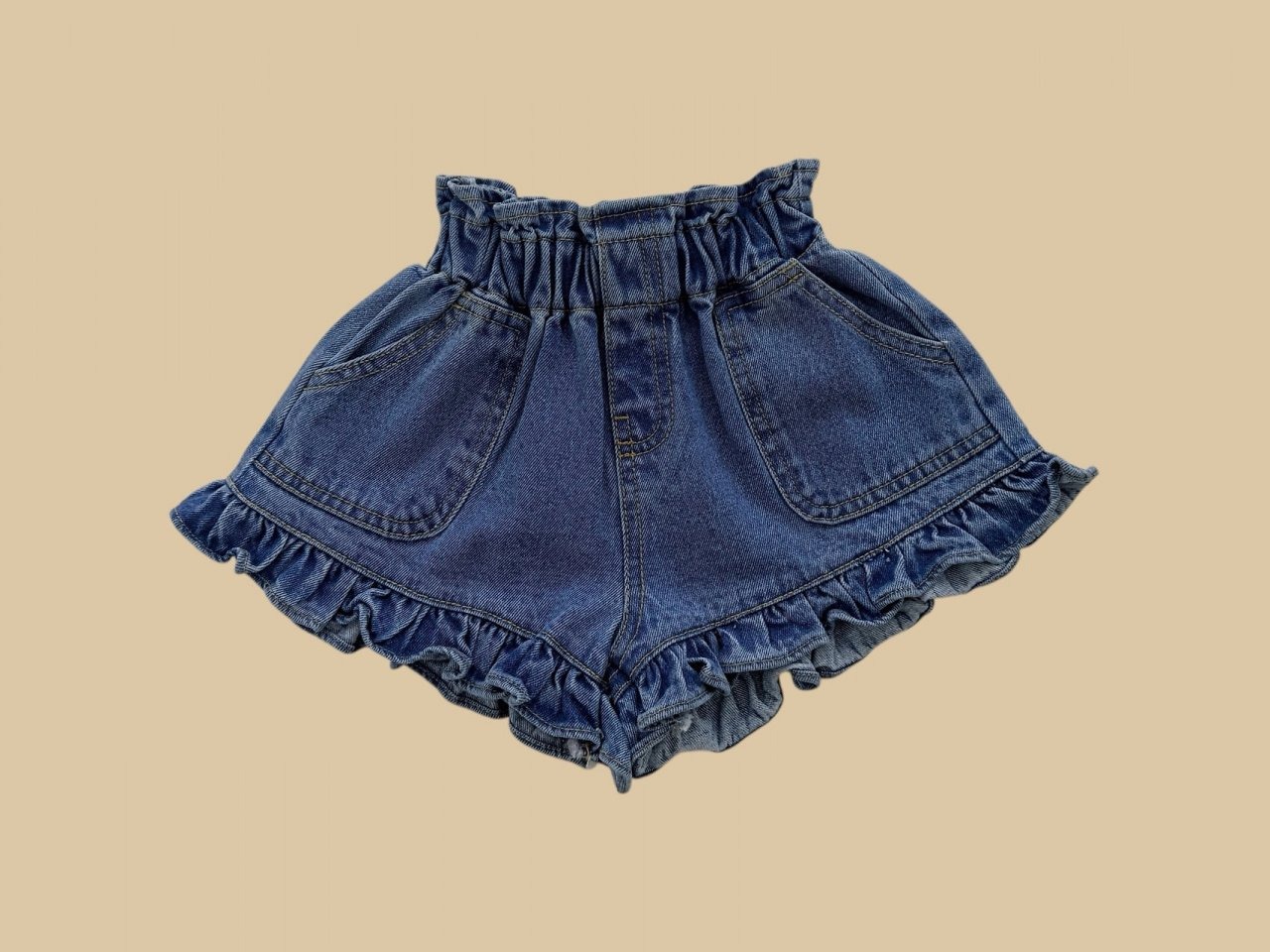 [DOREDORE] Frilled Banding Shorts / [도레도레] 프릴밴딩반바지