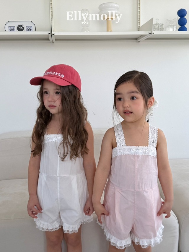 【 ellymolly / 予約 】Pure lace romper