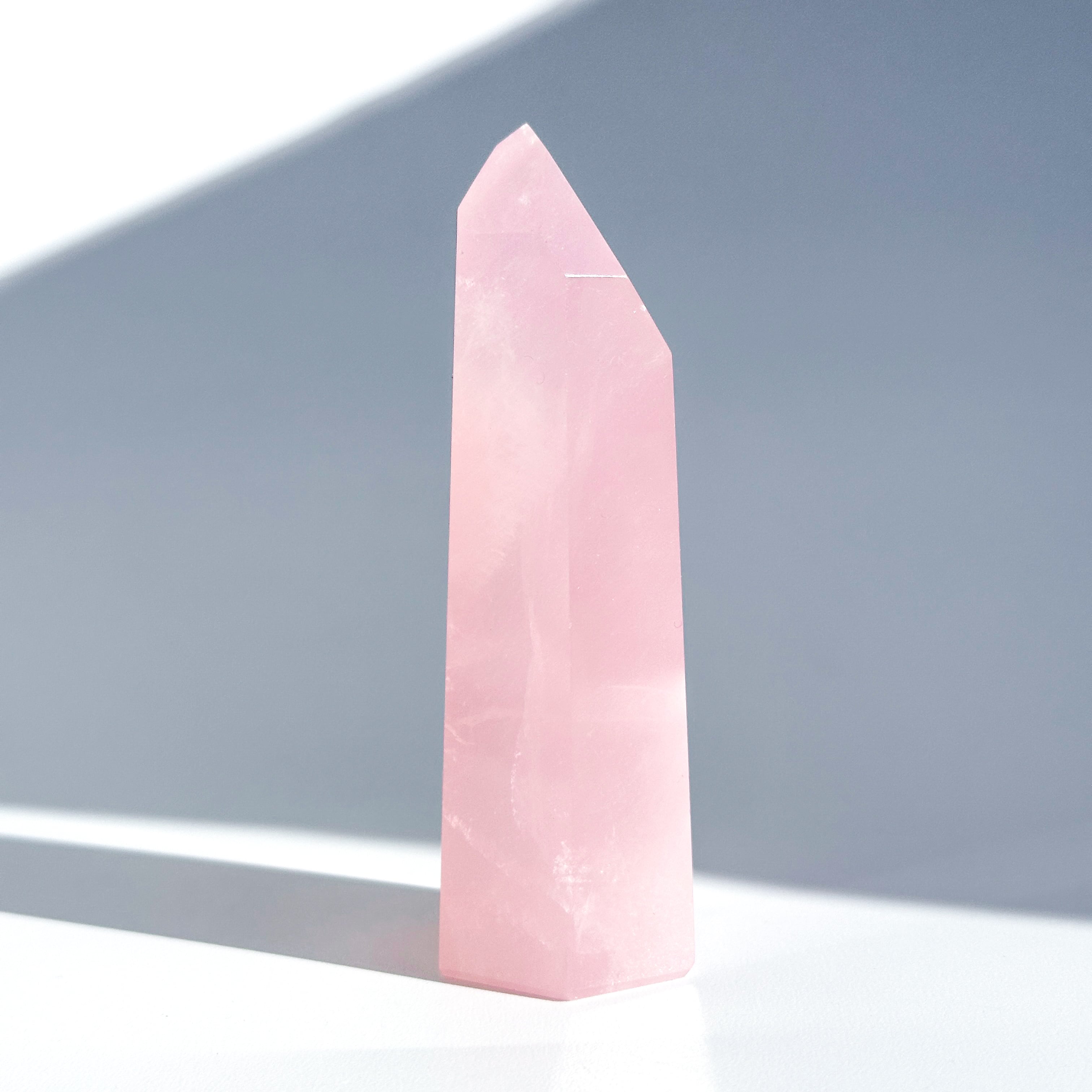 高品質】バイーア産ローズクォーツ タワー01◇ Rose Quartz ◇天然石