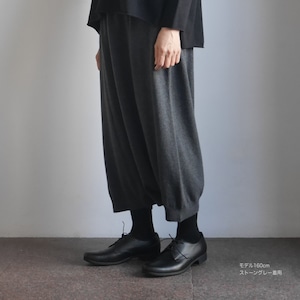 wool sarrouel pants　ウールサルエルパンツ　evam eva