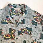 〜50’s National ‘Geometric Pattern’ Rayon S/S Shirt 