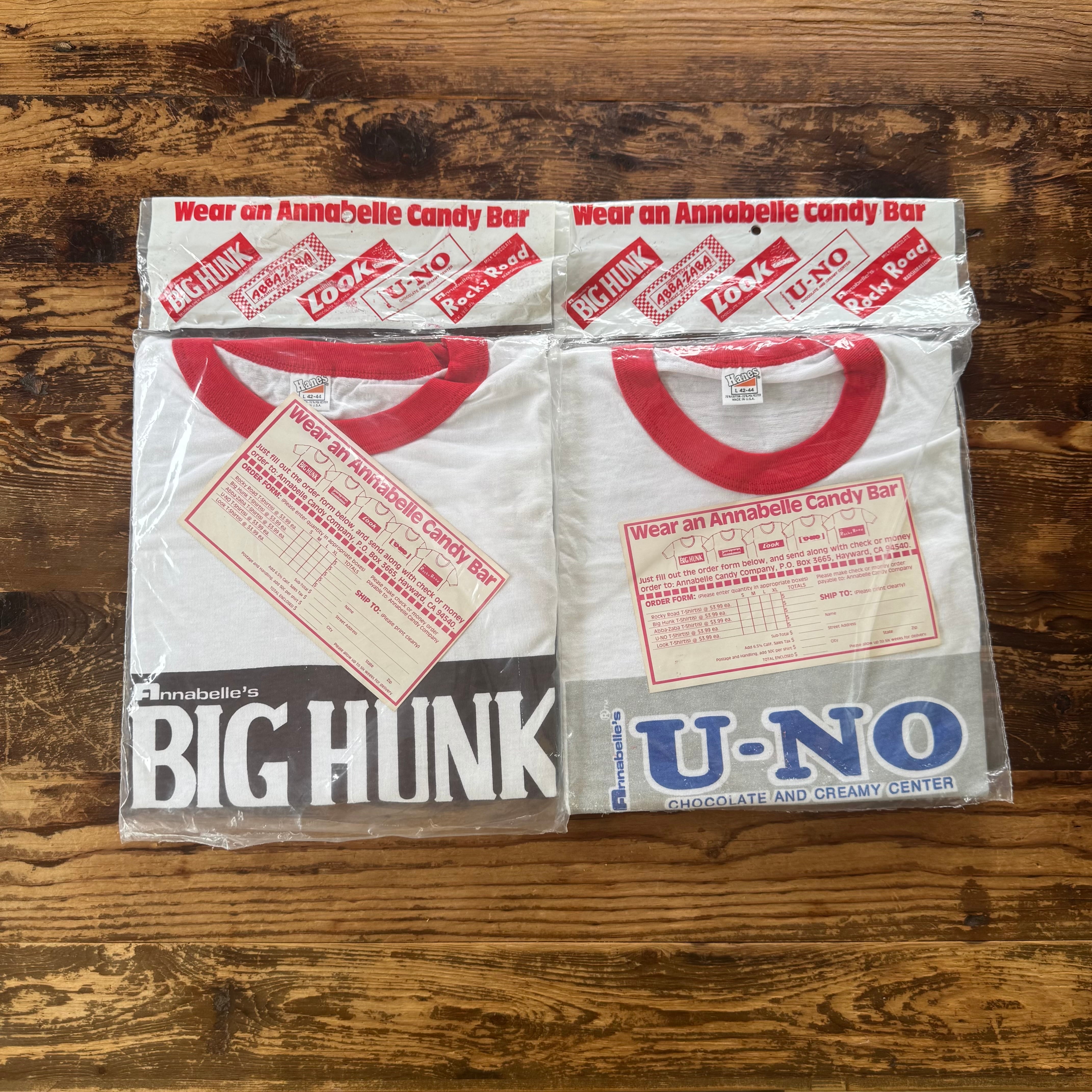 1970s Hanes ”Annabelle Candy Bar" Ringer Tee