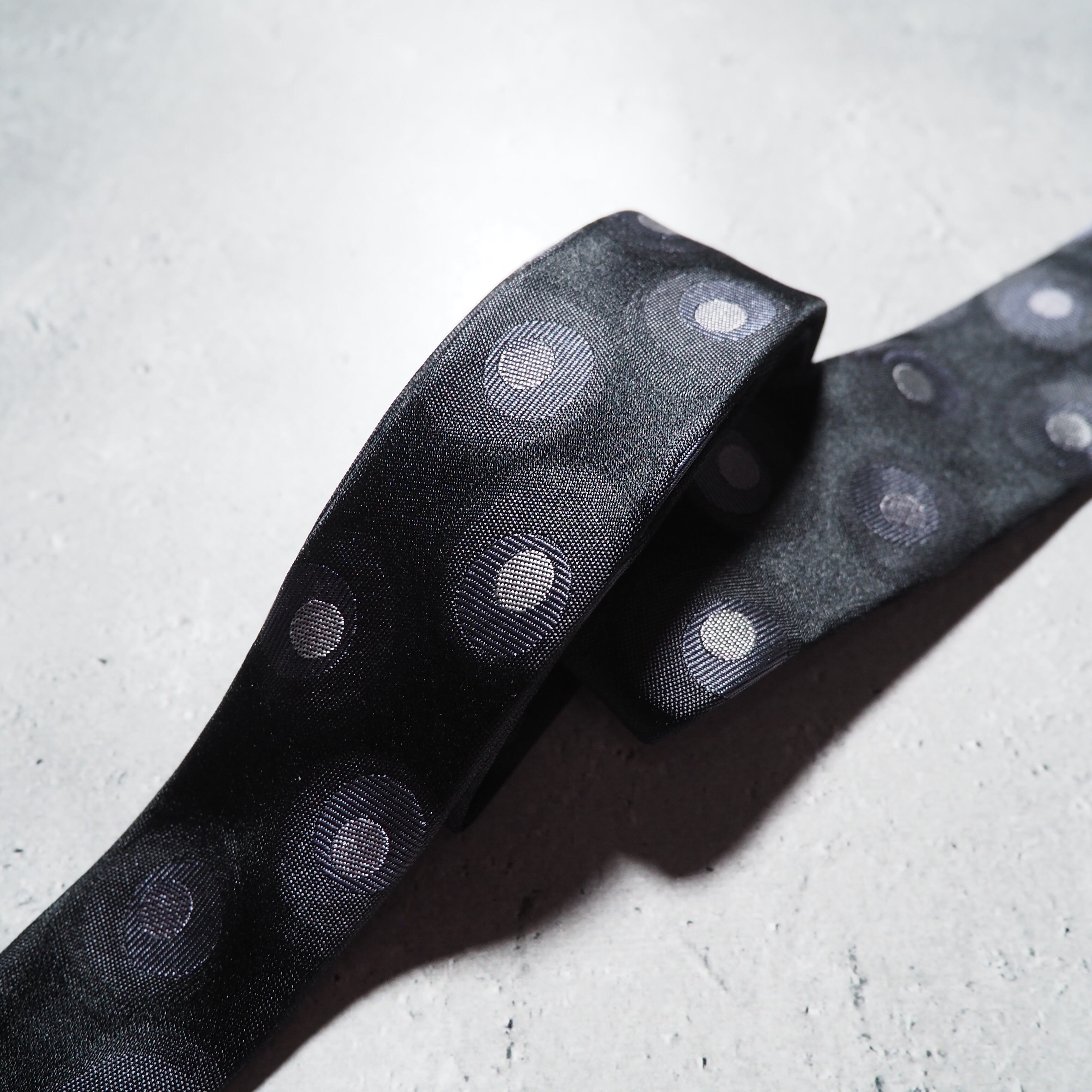 ” HIROKO KOSHINO HOMME ” Dot pattern Design vintage silk Tie