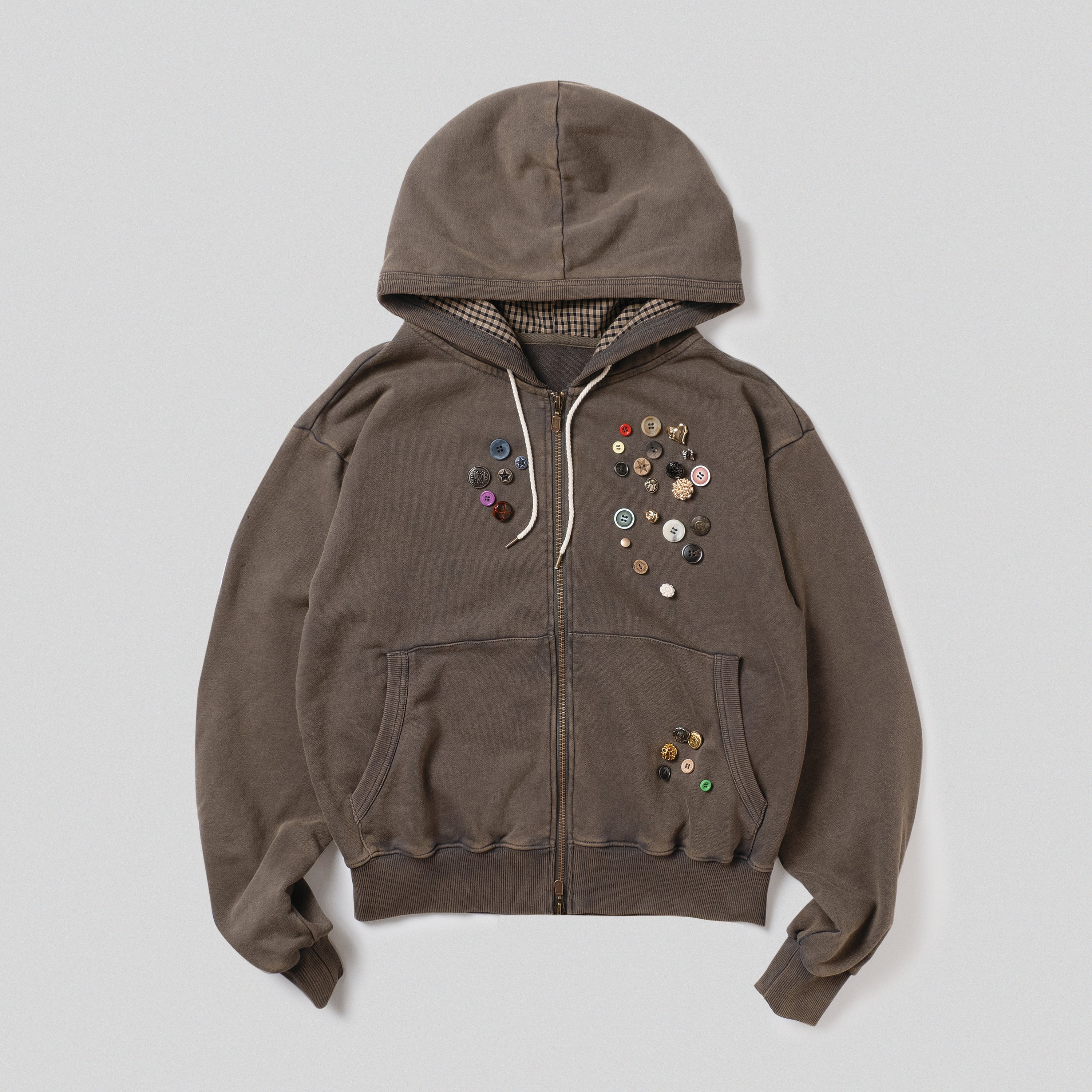 HIROKI TUZUKI V NECK SLANTING SWEATER | HOME