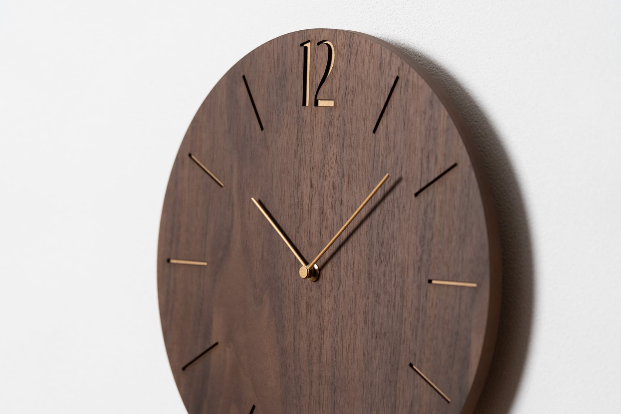 電波時計 PROUD CLOCK WALNUT -NENRIN- | シャンブル【CHAMBRE】by