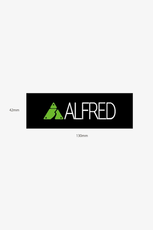 ALFRED オリジナルロゴステッカー M