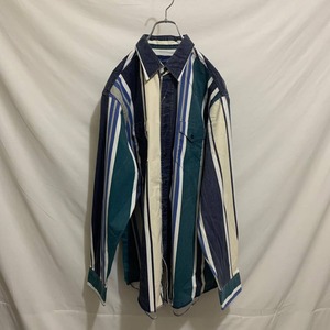 USA製　ラングラー　ストライプ柄　長袖シャツ　長袖　シャツ　L　　商品番号508
