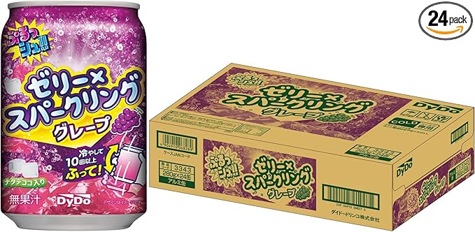 ダイドードリンコ ぷるっシュ!! ゼリー×スパークリング 味わいグレープ