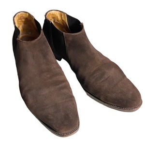 ENZO BONAFE brown suede boots “CARY GRANT”