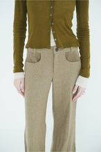 CLANE CORDUROY PANEL MELANGE PANTS