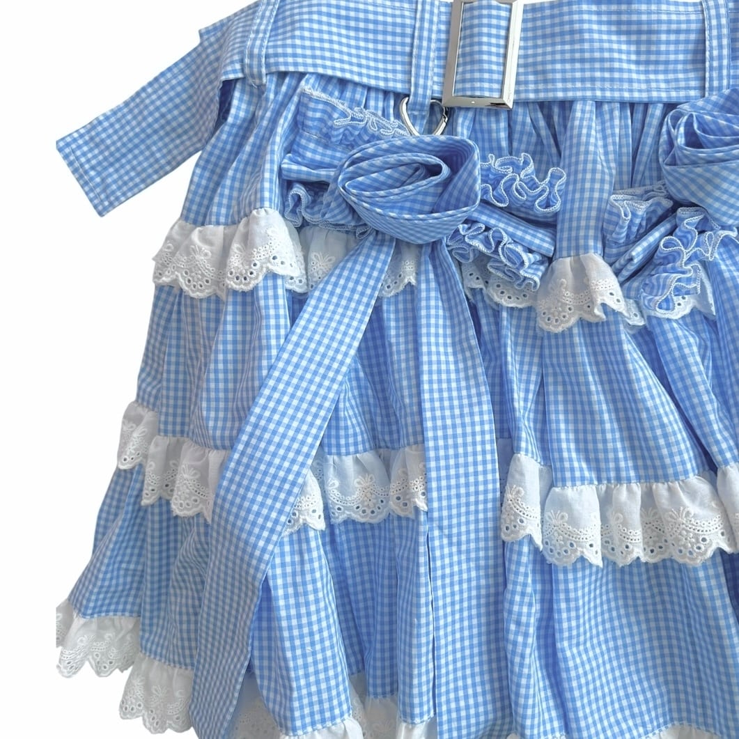 ローズティアードショートパンツ BLUE