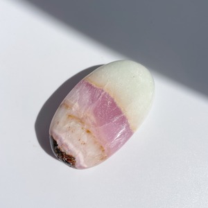 ピンクアラゴナイト パームストーン02◇Pink Aragonite Palm Stone◇天然石・鉱物・パワーストーン