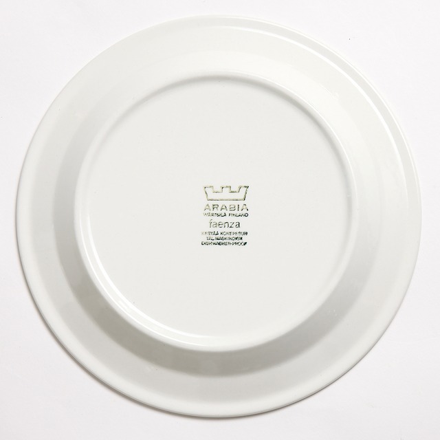 ARABIA アラビア Faenza ファエンツァ 黒 デミタスコーヒーカップ＆ソーサー、プレート3点セット 北欧ヴィンテージ