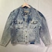 80s Wrangler 74583WL Denim jacket ラングラー デニム ジャケット USA製 ジージャン ウエスタン アメカジ ヴィンテージ 色落ち 90s XL表記