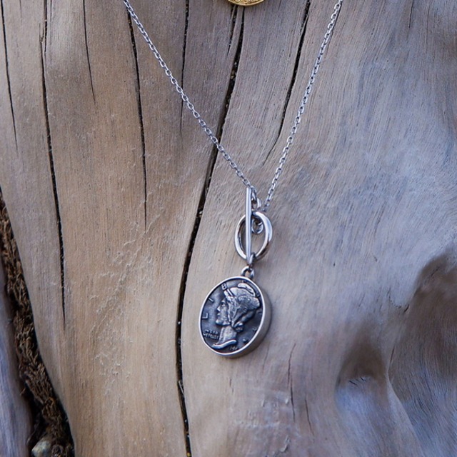 Mercury Dime necklace