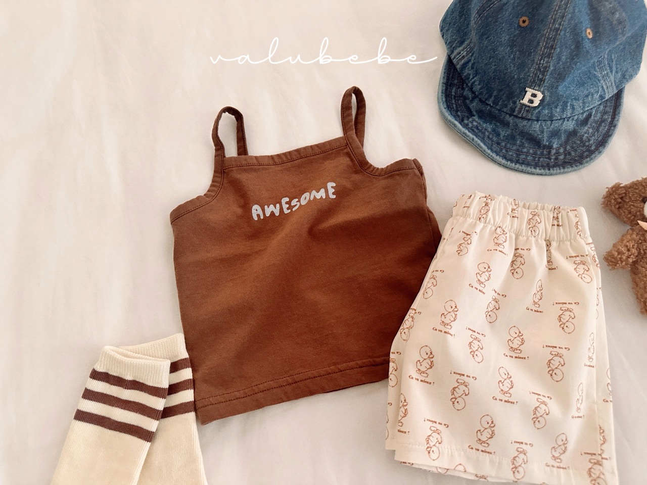 【取寄/韓国直送】26/SM オーサムレタリングキャミソール｜ 夏服｜ベビー服｜韓国子供服