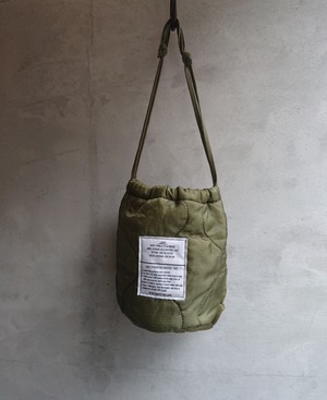 AUTHEN "UPCYCLED LINER POUCH small" Olive Color