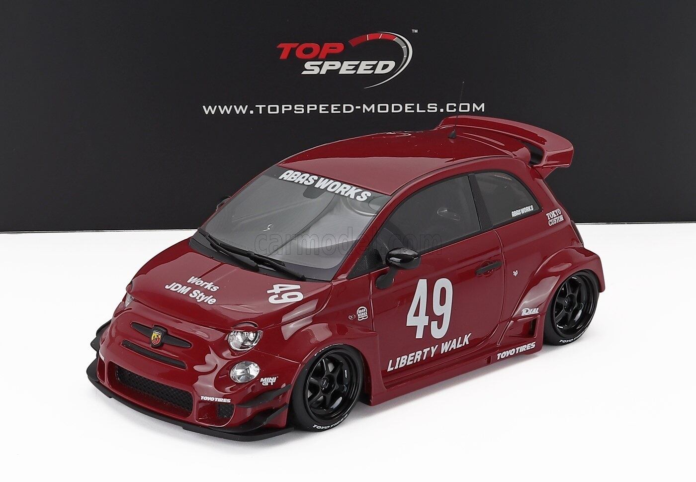 ミニカー 1/18 アバルト 595 ソリド SOLIDO 1/18 FIAT NUOVA 500