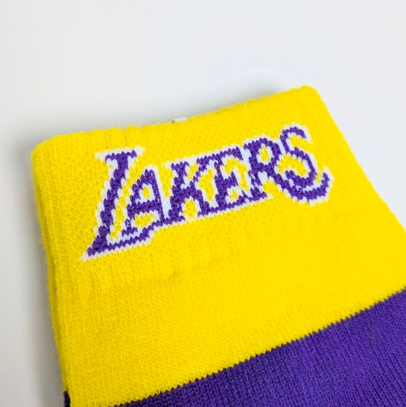 【 Los Angeles Lakers / ロサンゼルス レイカーズ 】 crew socks / クルーソックス / 靴下 / ソックス〚アメリカン雑貨 アメトイ〛
