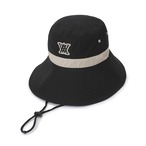 ANEW WOMEN Unbalanced wide brim bucket hat [サイズ: F (AGDUWCP42BKF)] [カラー: BLACK]