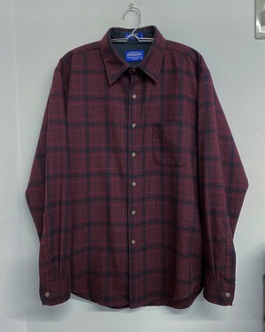 Pendleton Washable Wool Check Lodge Shirt/L