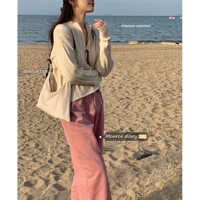 スタンダードセーター ルーズニット スプリングショートトップス ジャケット レトロ 春物 モンロー97765953513