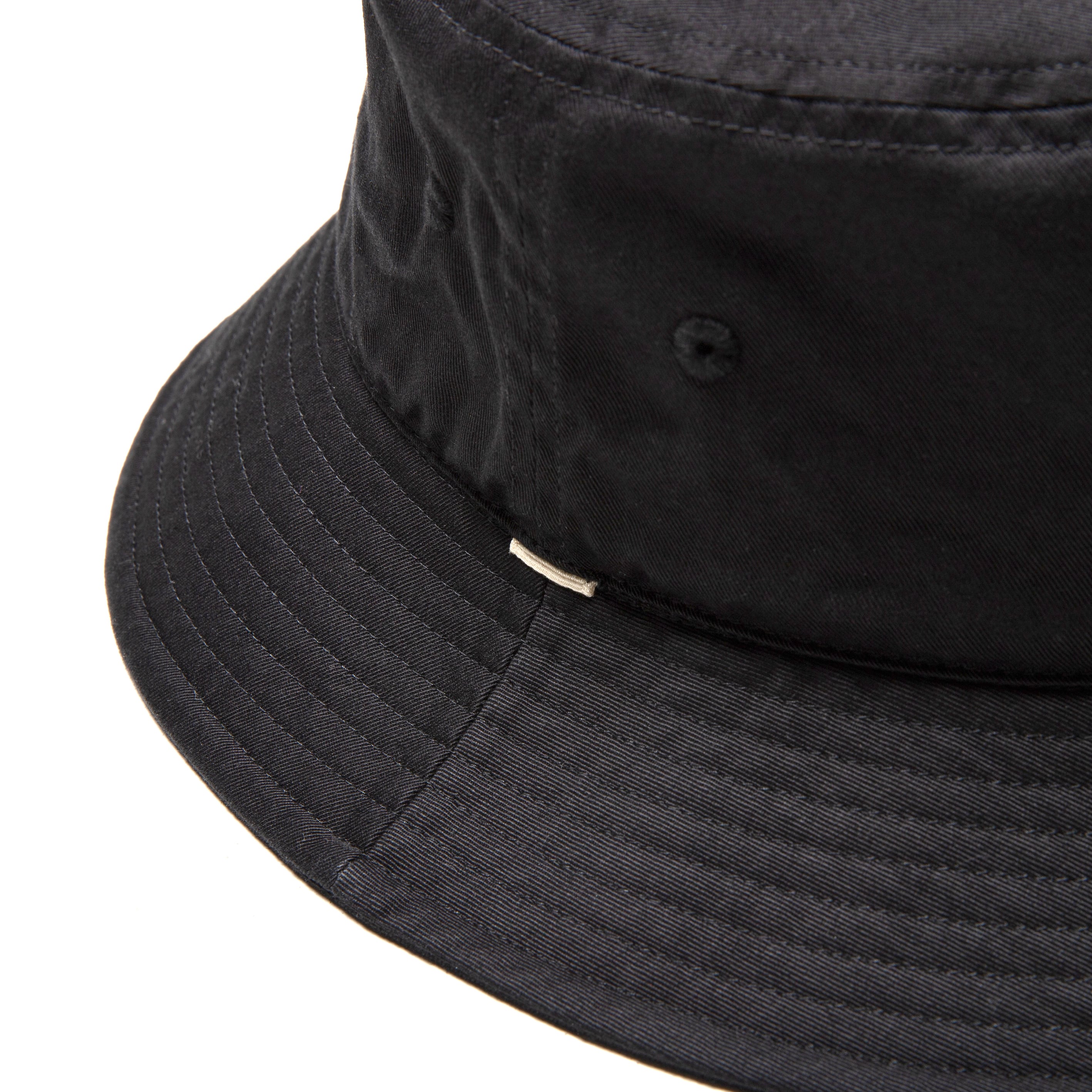 High Density Chino Cloth Bucket Hat (black) | OVY