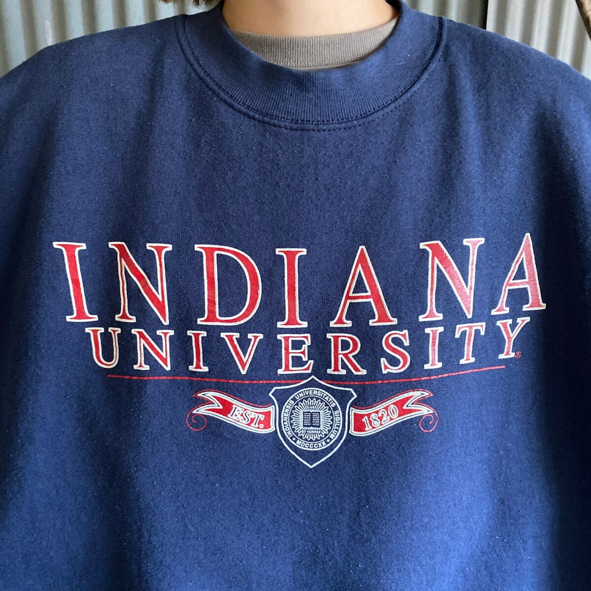 ビッグサイズ 90年代 USA製 カレッジロゴ プリント スウェットシャツ