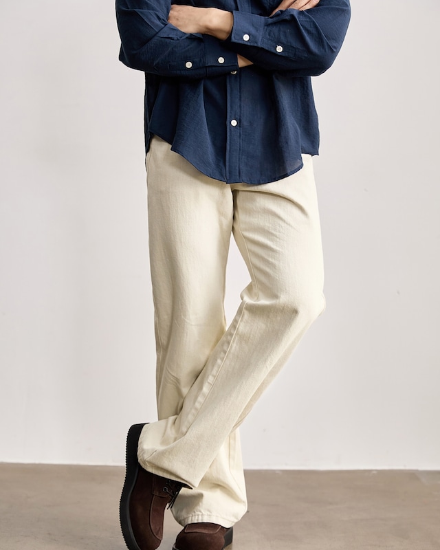 クラシック リラックスフィットコットンパンツ　A0193