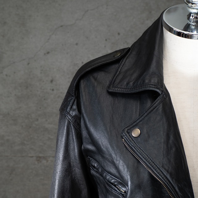 "THE LIMITED" used Leather riders Jacket