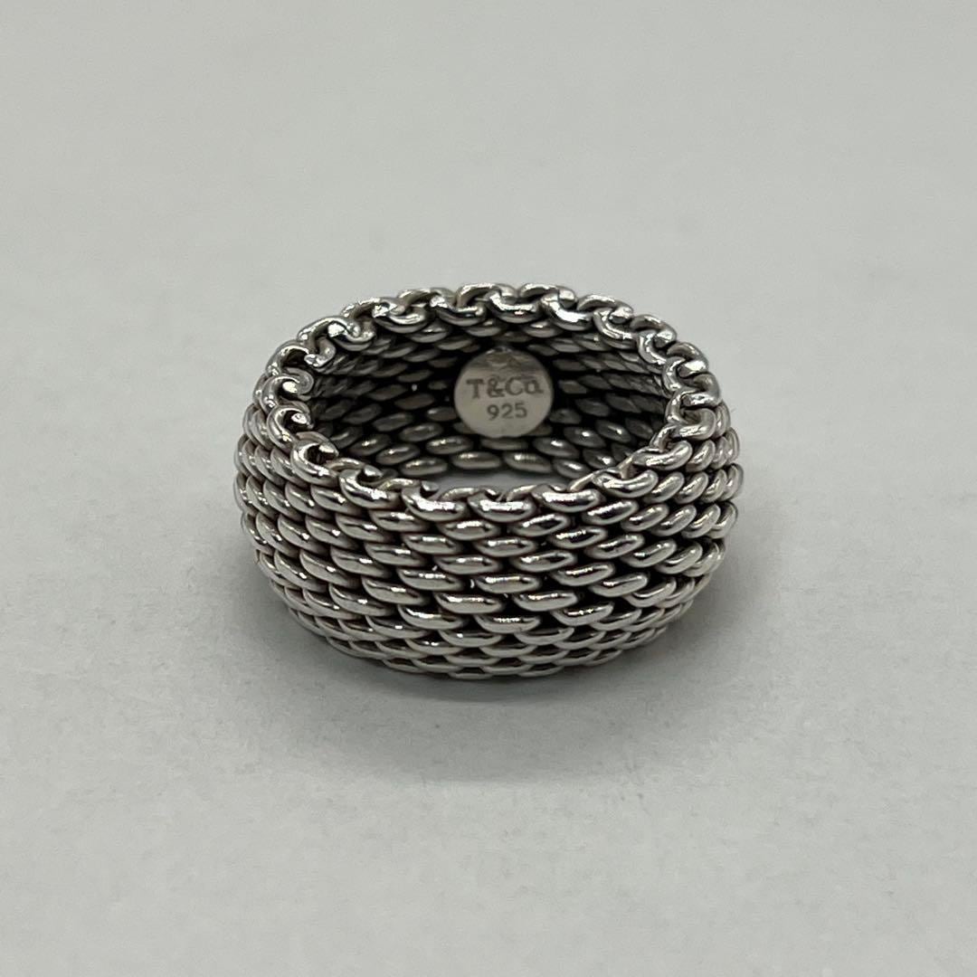 ティファニー TIFFANY サマセットリング 10号 メッシュ SV925