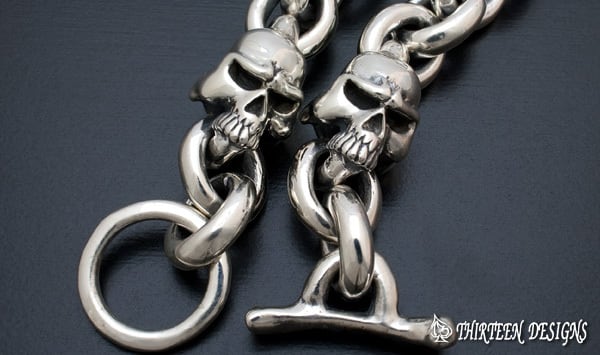 THIRTEENDESIGNS サーティーンデザインズ KB-2 MAD TWO SKULL THIRTEENDESIGNS サーティーンデザインズ KB-2 MAD TWO SKULL