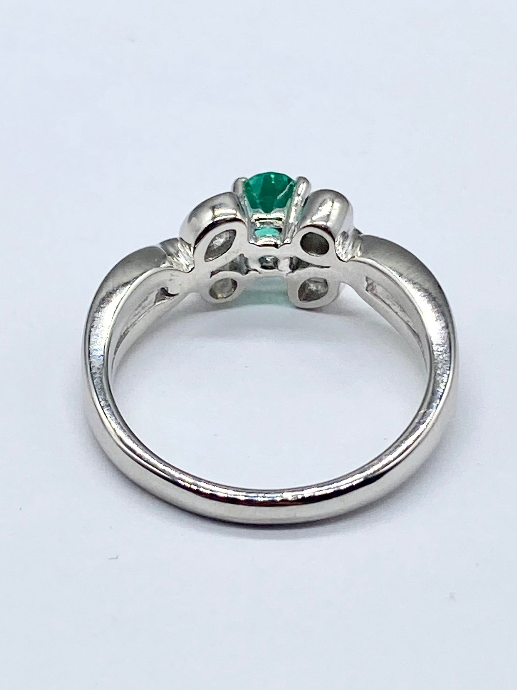 美品】PT900 エメラルド3.93ct リング ダイヤ