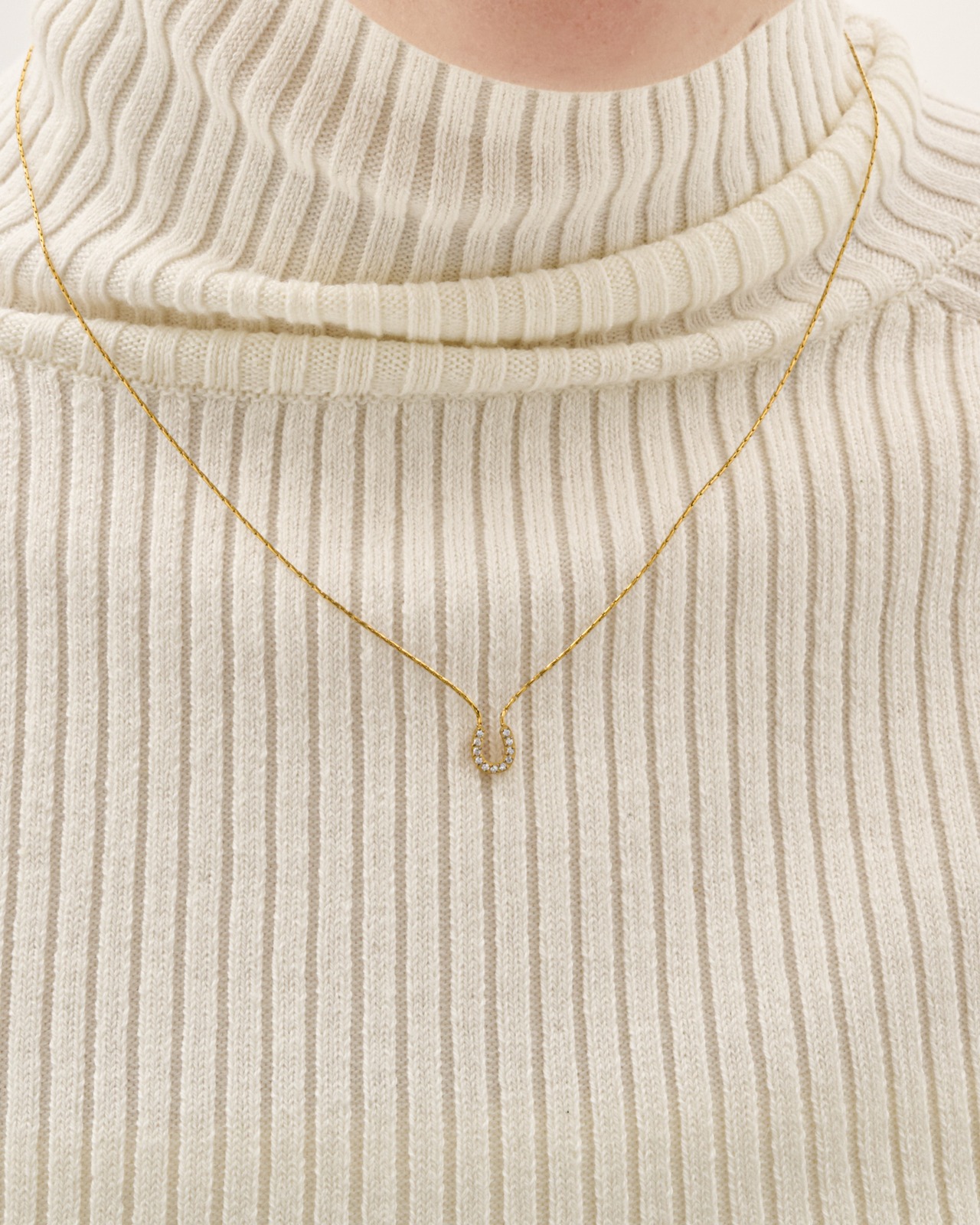 11/7(金)21時新作発売*stainless horseshoe necklace