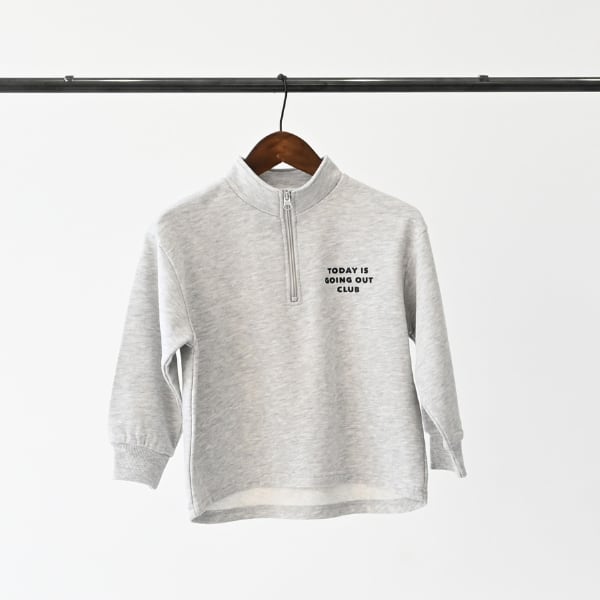 GENERATOR(ジェネレーター) / ハーフジップトレーナー / グレー / 110-160cm