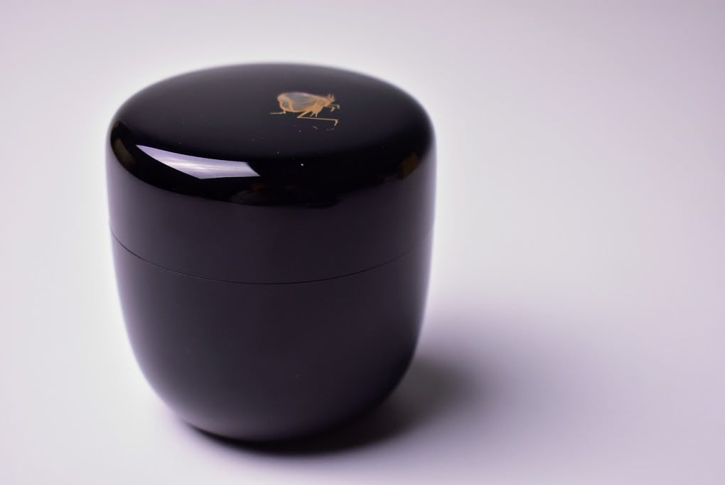 鈴虫 螺鈿 蒔絵 中棗 ススキ 薄 秋草 薄茶器 茶道具 まるゆう作 鈴虫 螺鈿 蒔絵 中棗 ススキ 薄 秋草 薄茶器 茶道具 まるゆう作
