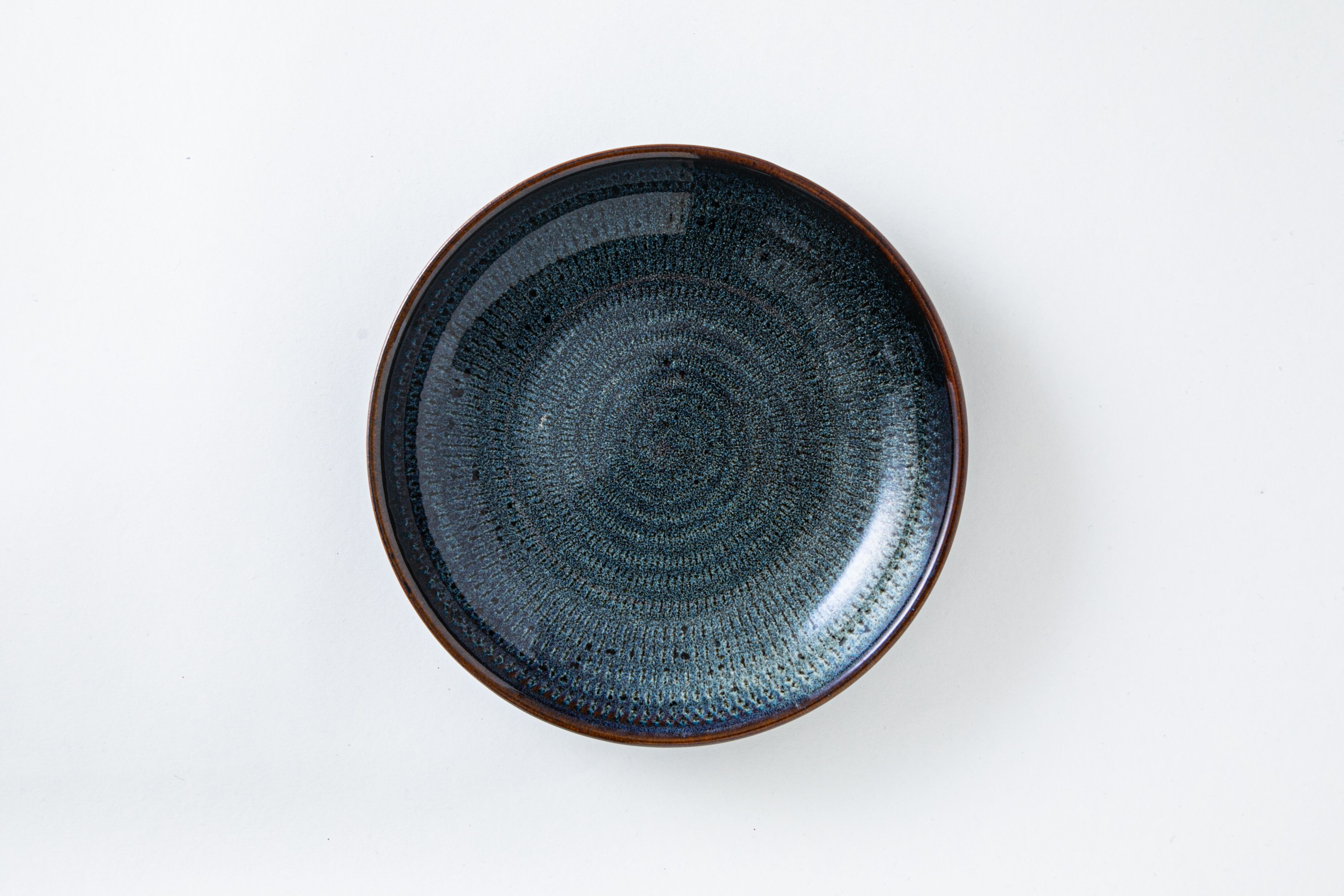 13代高取八山作 海鼠釉 向付（湯冷まし） 13代高取八山作 海鼠釉 向付湯冷まし （七寸深皿 (どうけ釉