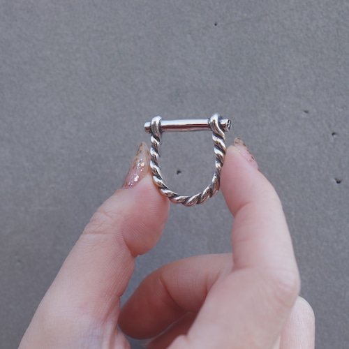RING || 【予約商品】D ROPE RING SIZE M || 1 RING || SILVER || FDF142